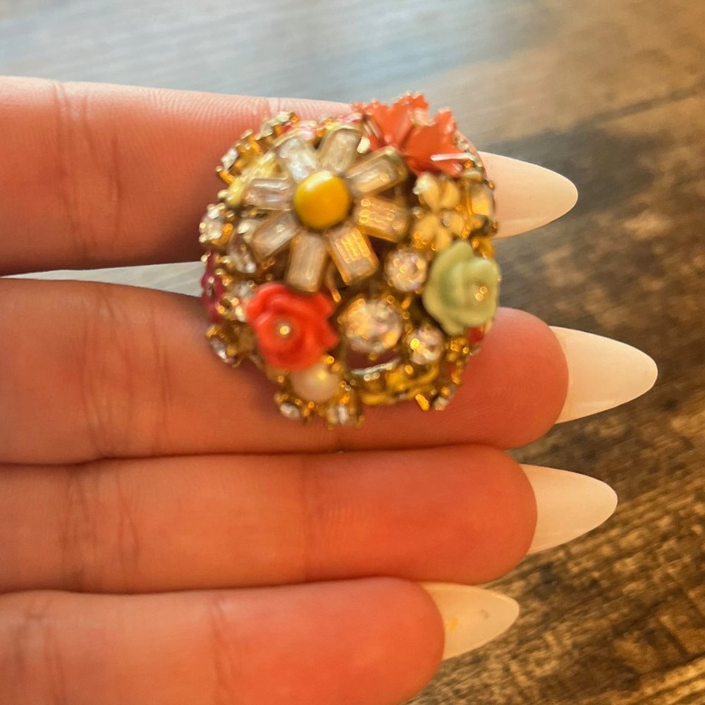 Juicy Couture Flower Adjustable Ring - image 5